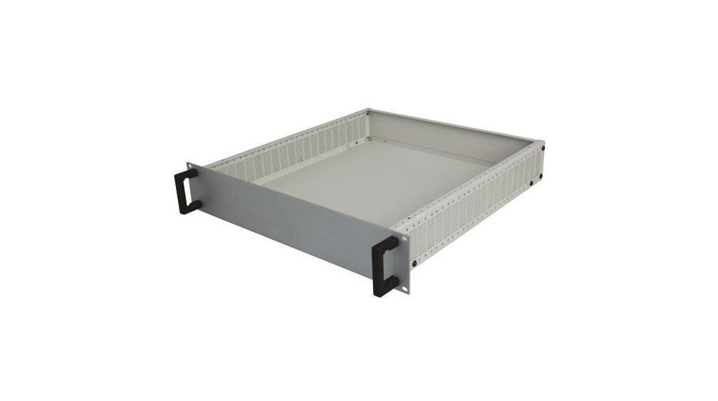 19" Enclosure, Rack Mount, 4U, Aluminium / Steel, 436x168x466mm
